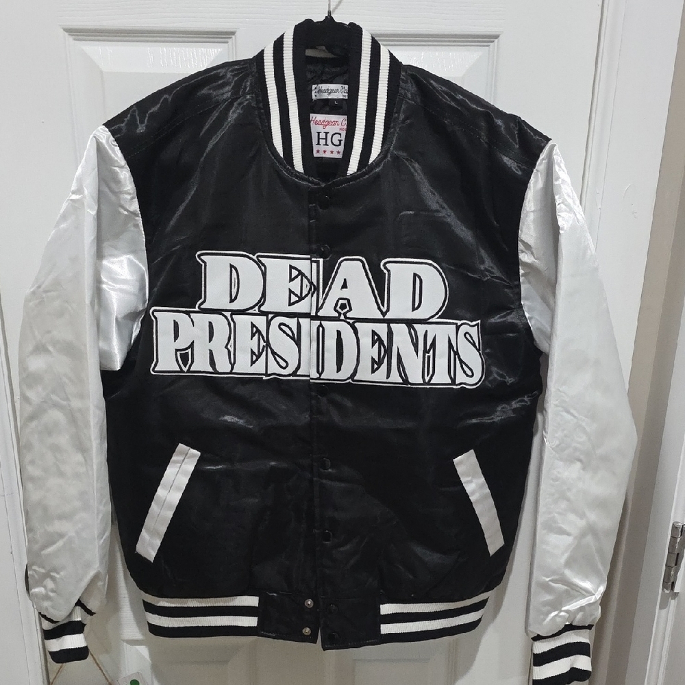 Movie Jacket - Dead Presidents Black and White Varsity Jacket Large